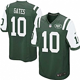 Nike Men & Women & Youth Jets #10 Gates Green Team Color Game Jersey,baseball caps,new era cap wholesale,wholesale hats
